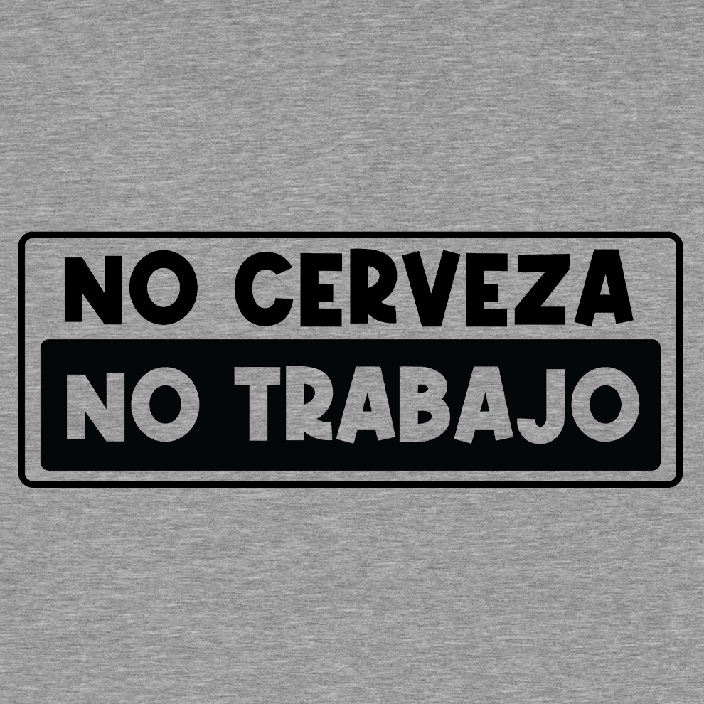 No Cerveza - Long Sleeve Safety Yellow Hi-Vis