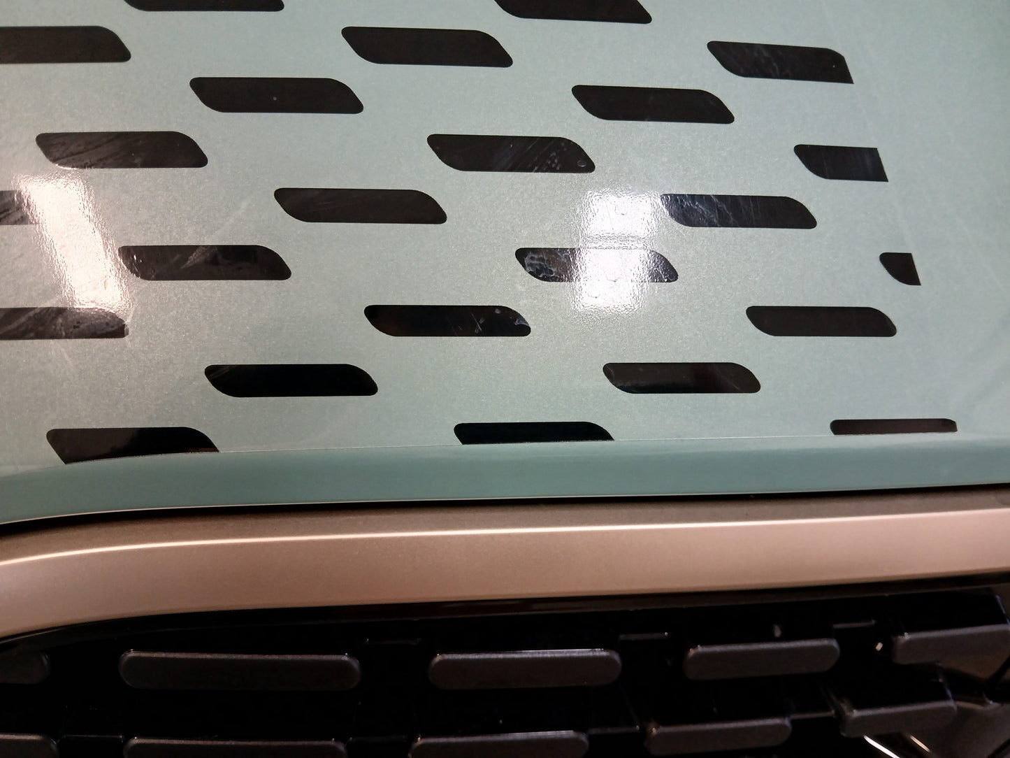 Faded Hood Stripe Decals for 2025-2026 Mini Cooper Sport