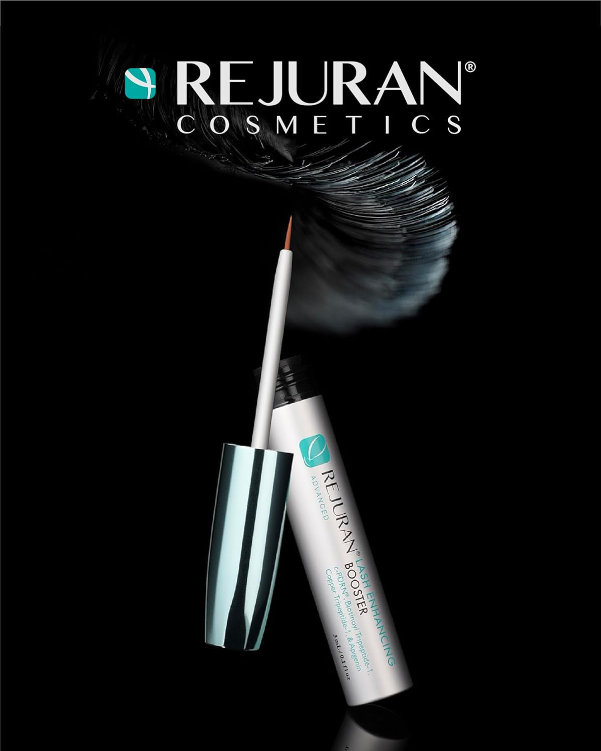 Advanced Lash Enhancing Booster (3Ml) - Eyelash Growth Serum for Fuller, Stronger, Healthier Lashes with Biotin and C-Pdrn®.