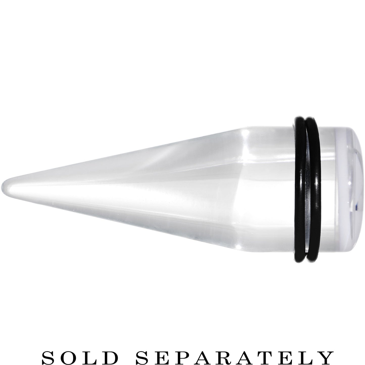 18mm Clear White Acrylic Wish on a Star Taper