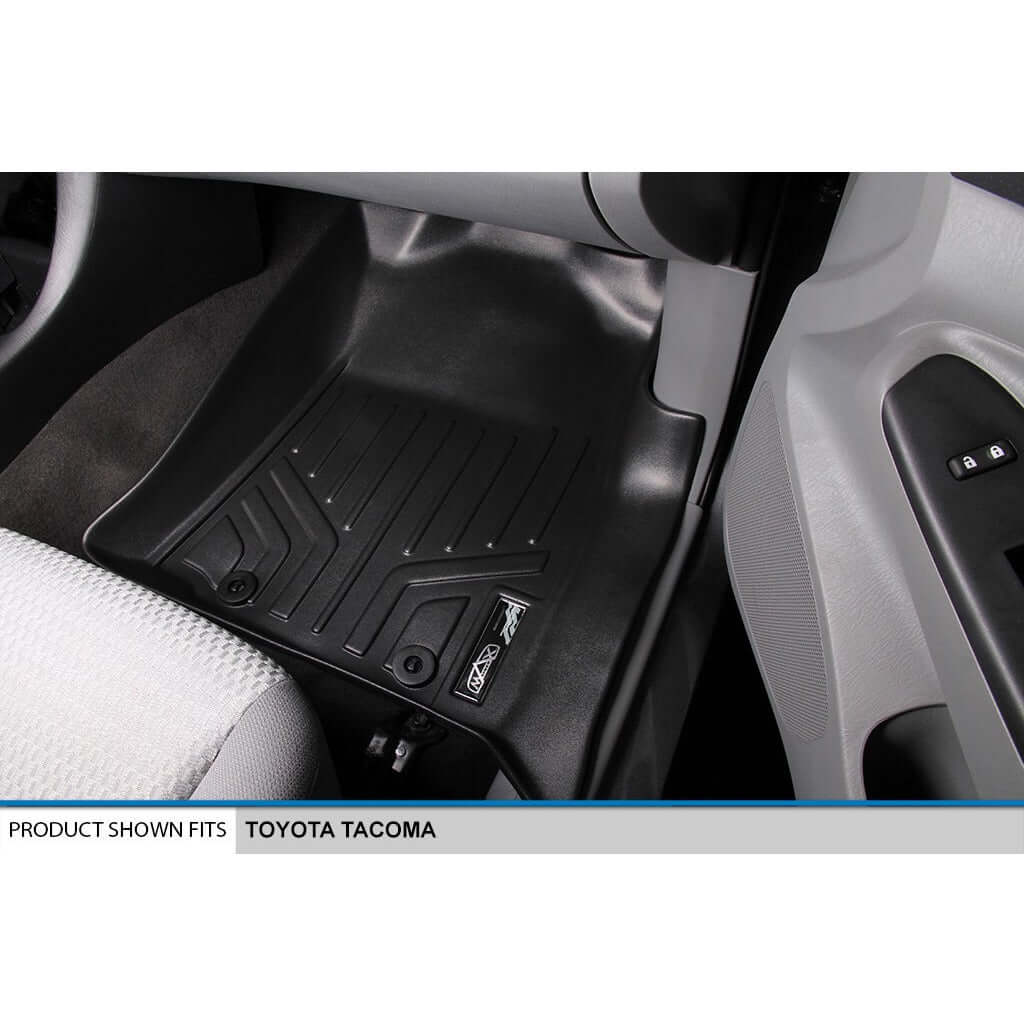SMARTLINER Custom Fit Floor Liners For 2012-2015 Toyota Tacoma (Regular Cab)