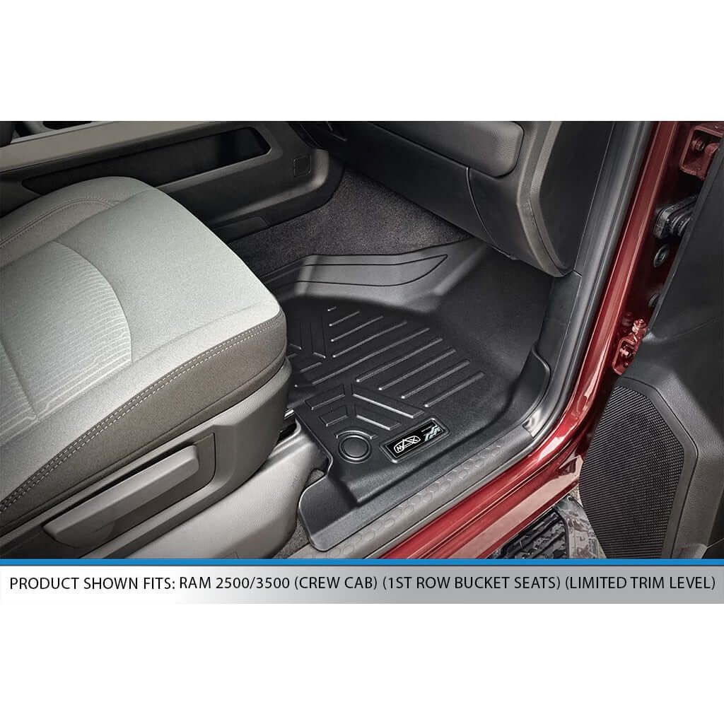 SMARTLINER Custom Fit Floor Liners For 2019-2024 Ram 2500 Mega Cab Bucket Seats