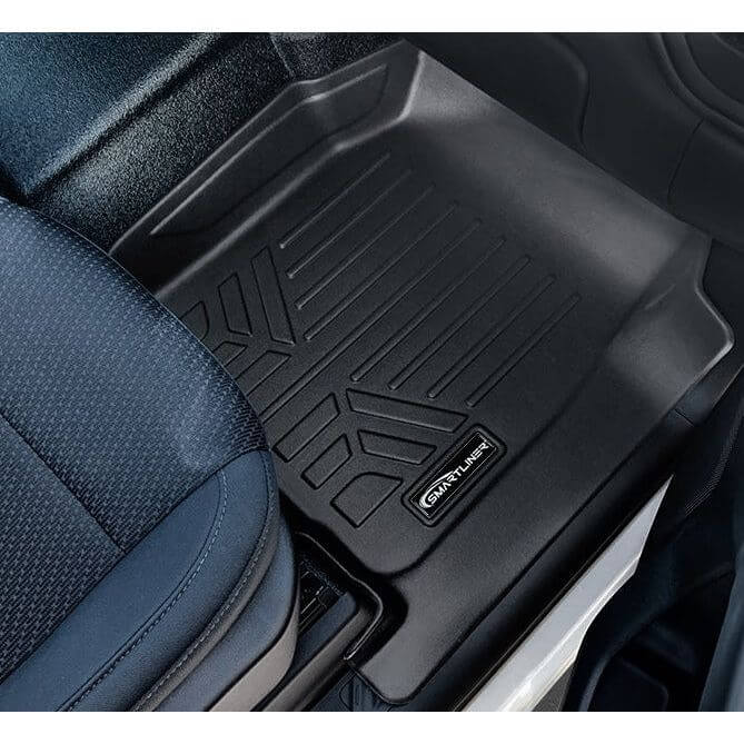 SMARTLINER Custom Fit Floor Liners Compatible With 2020-2025 Chevrolet Silverado 2500 HD | 3500 HD / GMC Sierra 1500 (Regular Cab|Without Over the Hump Coverage)