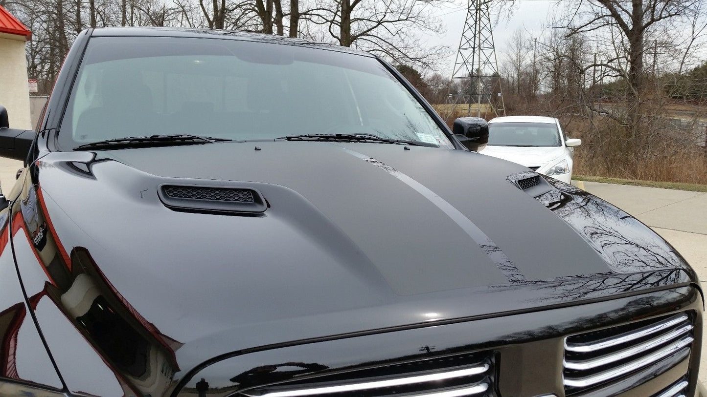 Dual Hood Decal Cover for 2009-2018 Dodge Ram 1500 SRT