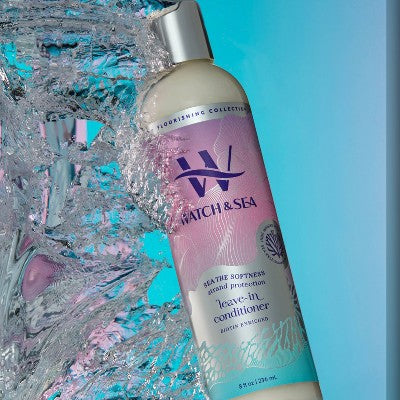 Watch & Sea The Softness Strand Protection Leave-In Flourishing Conditioner 8 fl oz - Imperfect Container