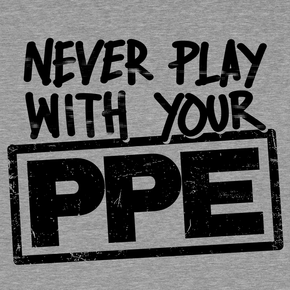 Never Play With Your PPE - Safety Yellow Hoodie