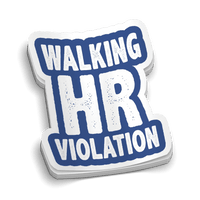HR Violation Hard Hat Decal