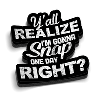 Snap Someday Hard Hat Decal