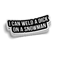 Weld A Snowman Hard Hat Decal