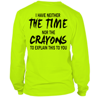 Crayons - Long Sleeve Hi-Vis Safety Yellow Shirt