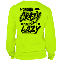 Crazy - Long Sleeve Hi-Vis T-Shirt