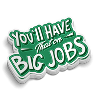 Big Jobs - Hard Hat Decal