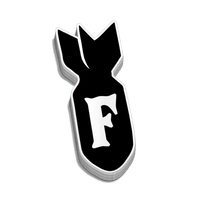 F - Bomb Hard Hat Decal