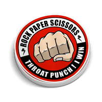 Throat Punch Hardhat Sticker