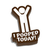 I Pooped Today Hard Hat Decal