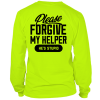My Helper - Long Sleeve Hi-Vis T-Shirt