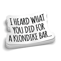 Klondike Bar Hard Hat Decal