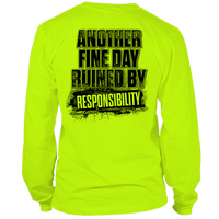 Responsibility - Long Sleeve Hi-Vis T-Shirt