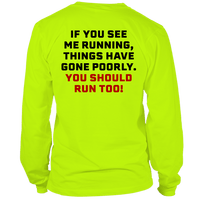 Run - Long Sleeve Hi-Vis T-Shirt
