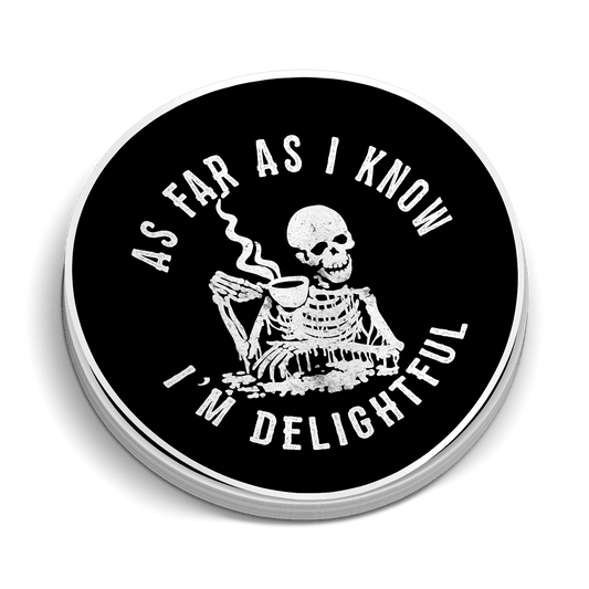 I'm Delightful Hard Hat Decal