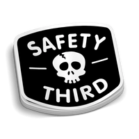 Safety Third Hard Hat Decal