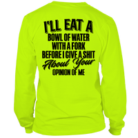Opinion Of Me - Long Sleeve Safety Hi-Vis