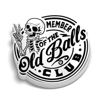 Old Balls Club - Hard Hat Decal