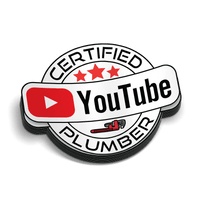 YT Plumber Hard Hat Decal