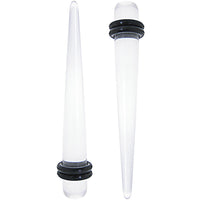 2G Clear UV Acrylic Straight Taper Set