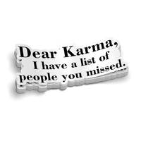 Karma Hard Hat Decal