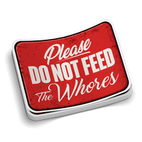 Do Not Feed - Hard Hat Decal