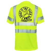 Blue Collar George Shut It - Reflective Safety T-Shirt