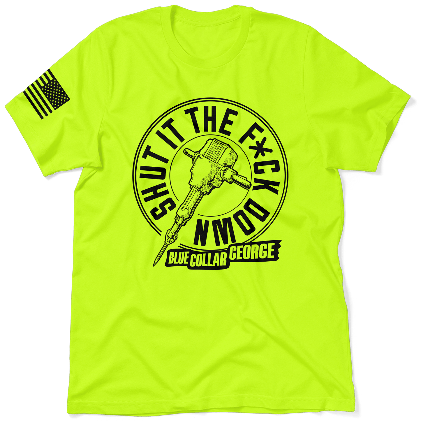 Blue Collar George Shut It - Safety T-Shirt