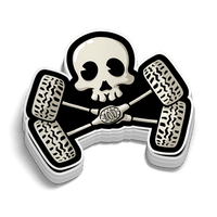 Off Road Skull Hard Hat Decal