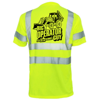 Blue Collar George Big Operator - Reflective Safety T-Shirt