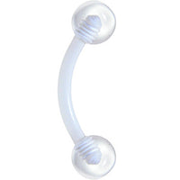 Bioplast Cool Clear Eyebrow Ring