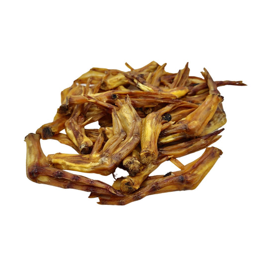 Country Living All-Natural Duck Feet Dog Treats – Crunchy, Long-Lasting Chews – (20-Pack)
