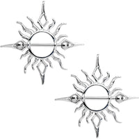 Tribal Sun Fire Nipple Shield Set