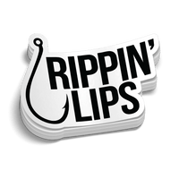 Rippin' Lips Hard Hat Decal