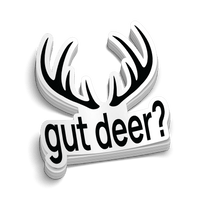 Gut Deer? Hard Hat Decal