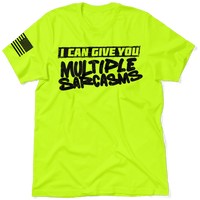 Multiple Sarcasms - Safety Yellow T-Shirt