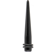 0G Black UV Acrylic Straight Taper