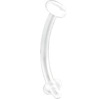 16G Bioplast Curved Belly Retainer 3/8