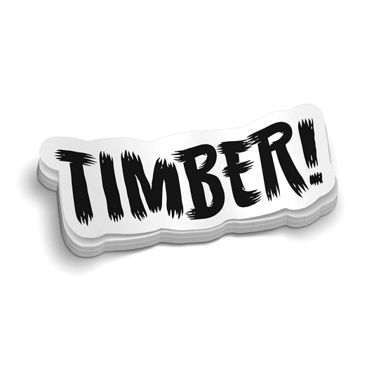 Timber Hard Hat Decal