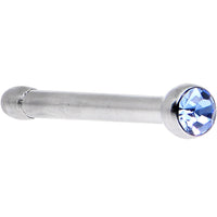 Aqua Nose Bone Created with Crystals