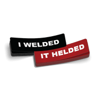 I Welded Hard Hat Decal