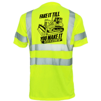 Blue Collar George Fake It - Reflective Safety T-Shirt