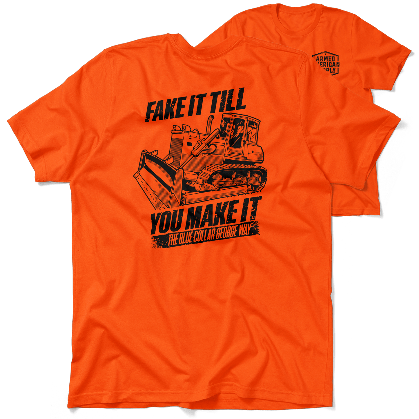 Blue Collar George Fake It - Safety T-Shirt