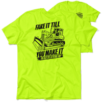 Blue Collar George Fake It - Safety T-Shirt
