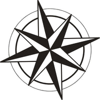 Side "Compass" Sail Panel Decal for 2017-2021 Jeep Compass (x2)